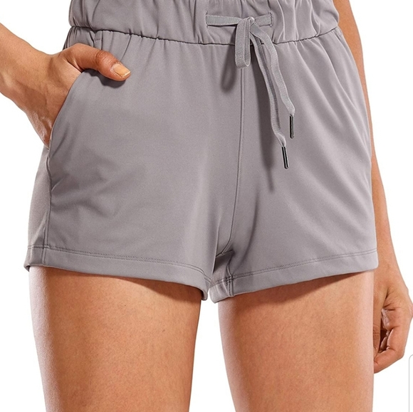 CRZ YOGA Women's Stretch Sports Travel Shorts - Picture 5 of 6